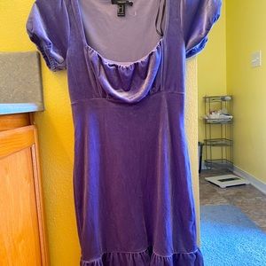 Forever21 velvet mini dress